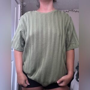 Medium Green Sweater Shirt